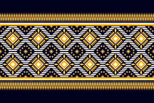 Geometric ethnic oriental seamless pattern traditional Design for fabric,carpet,clothing,background,wallpaper,wrapping,Vector illustration.aztec embroidery style. vector