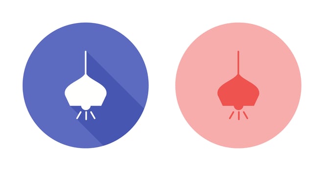 Overhead Light Vector Icon