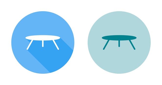 Small Table Vector Icon