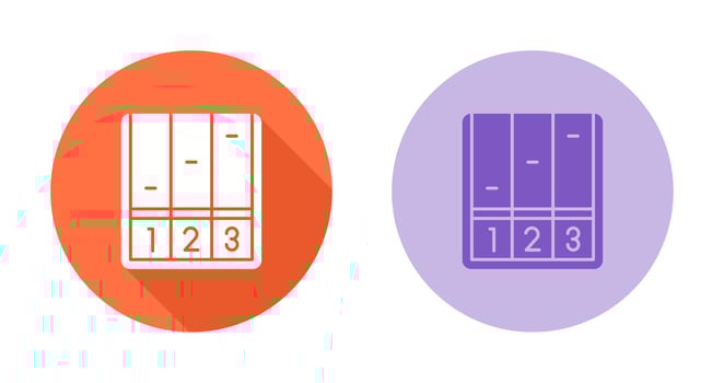 Running Track Vector Icon