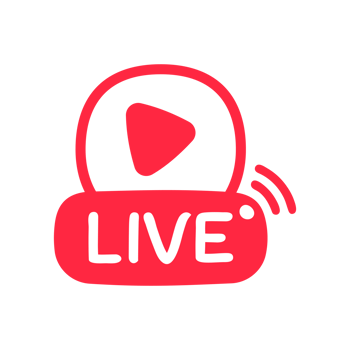 social media live broadcast icon streaming video online meeting png