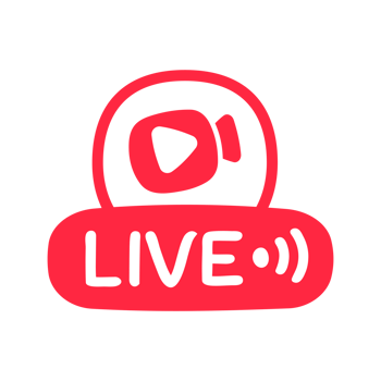 social media live broadcast icon streaming video online meeting png