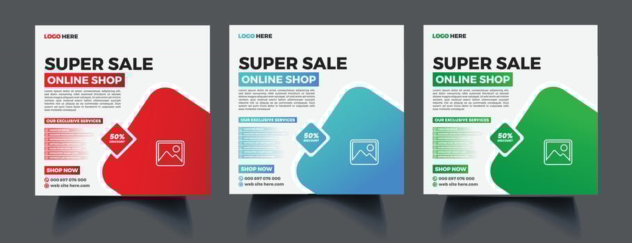 Sale Social media Cover page Design Template, Editable Timeline Cover Post Template, Social Media Banners for Digital Marketing. Promotion Brand Fashion super sale banner. Free Vector