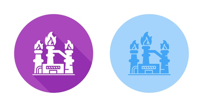 Natural Gas Vector Icon