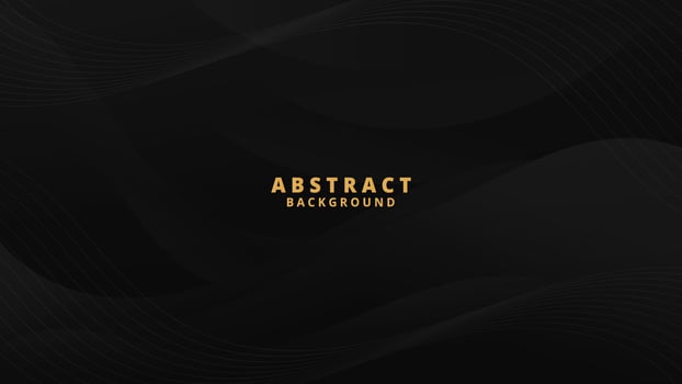 Abstract black liquid Wave Background vector