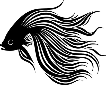 Fish - Minimalist and Flat Logo - Vector illustration