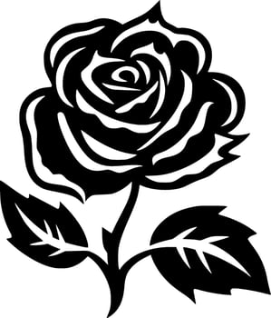 Flower - Minimalist and Flat Logo - Vector illustration
