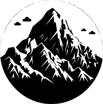 Mountains - High Quality Vector Logo - Vector illustration ideal for T-shirt graphic