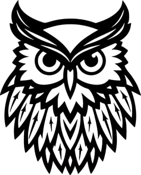 Owl - High Quality Vector Logo - Vector illustration ideal for T-shirt graphic