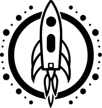 Rocket - High Quality Vector Logo - Vector illustration ideal for T-shirt graphic