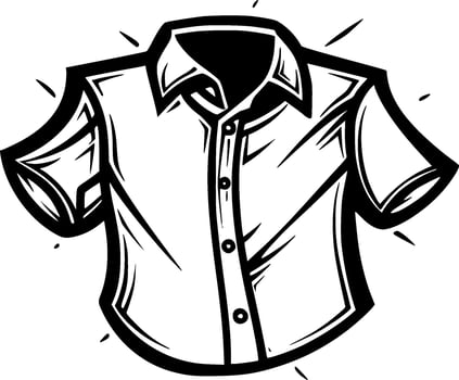 Shirt - Minimalist and Flat Logo - Vector illustration