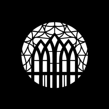 Stained Glass - High Quality Vector Logo - Vector illustration ideal for T-shirt graphic