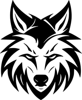 Wolf - Minimalist and Flat Logo - Vector illustration