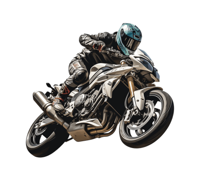 Motorbike png Motorcycle png Superbike png Superbike riding in the race mode motorbike riding in the aggressive style ai generated