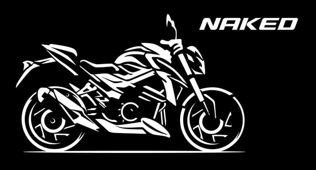 Dynamic Motorbike Illustration design vector