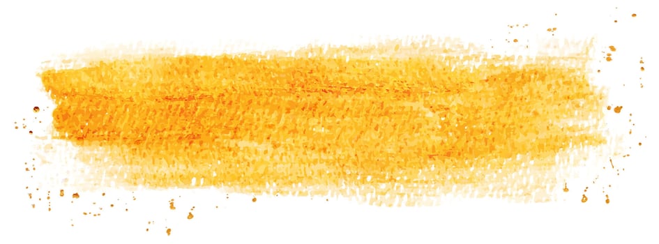 Abstract art design with gold paint and golden sparkle splash vector