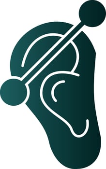 Piercing Vector Icon Design