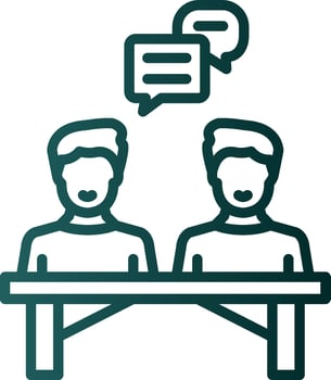 Meeting Vector Icon Design