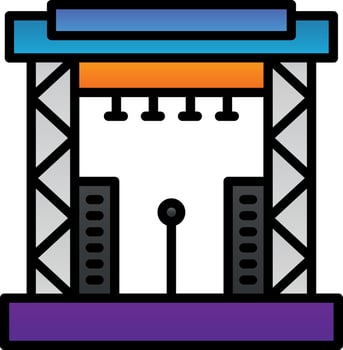 Concert Vector Icon Design