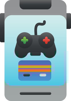 Microtransaction Vector Icon Design