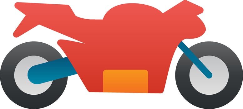 Motorbike Vector Icon Design