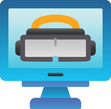 Ar Glasses Vector Icon Design