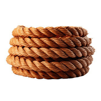 a rope is wrapped on transparent background png