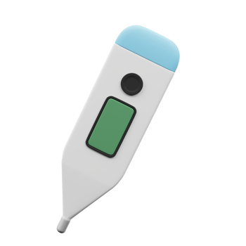 thermometer 3d medical and healthcare icon png