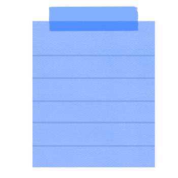 Aesthetic Sticky Note png