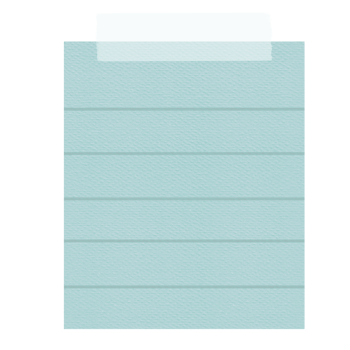 Aesthetic Sticky Note png