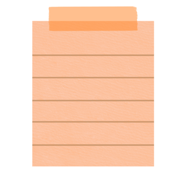 Aesthetic Sticky Note png