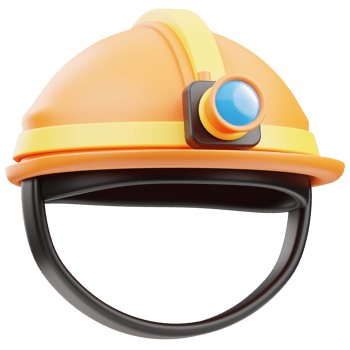 Construction Helmet 3D Illustration png