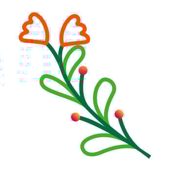 Floral line simple nature for beauty branding Trendy outline symbols for mobile apps and website design. Premium pack of icons in trendy line style. vector