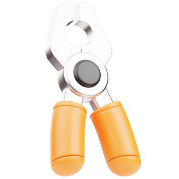 Pliers 3D Illustration png