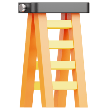 Stairs 3D Illustration png