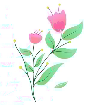 Floral line simple nature for beauty branding Trendy outline symbols for mobile apps and website design. Premium pack of icons in trendy line style. vector