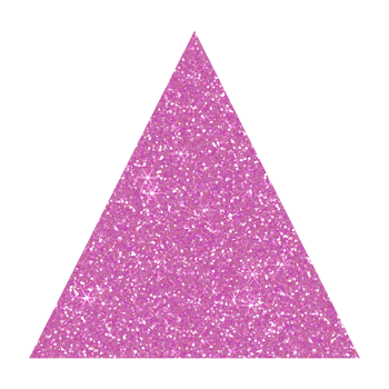 Pink triangle glitter on transparent background. Design for decorating,background, wallpaper, illustration png