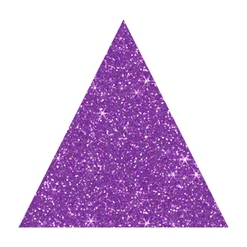 Purple triangle glitter on transparent background. Design for decorating,background, wallpaper, illustration png
