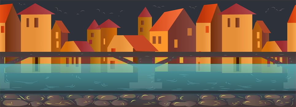 Sinking City Game Background vector