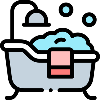 bathtub illustration design png