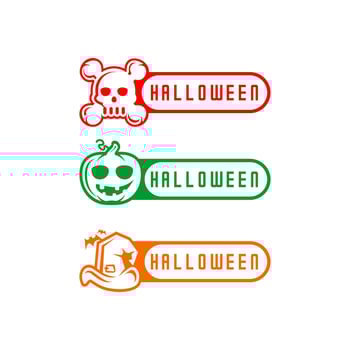 halloween pumpkin monster vector, happy halloween vector