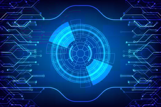 Digital Hitech Vector and Illustration Abstract Background