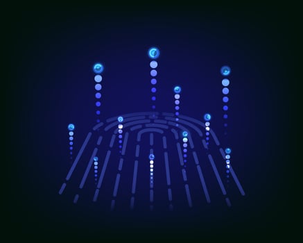 Digital Hitech Vector and Illustration Abstract Background