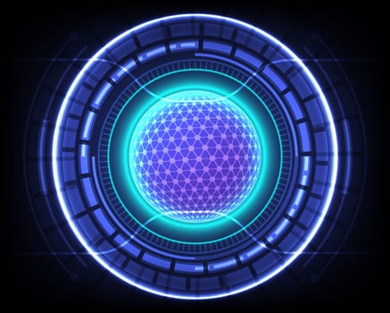 Digital Hitech Vector and Illustration Abstract Background
