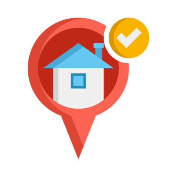 Home Location Icon Generative Ai png
