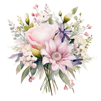 FLOWER wedding bouquet png