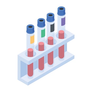 Set of Medical Equipment Isometric Icons vector