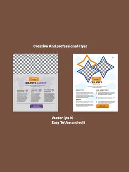 editable and very easy to edit and customize. Business Corporate Flyer is suitable for any Corporate, Business, Agency or other business purposes. vector