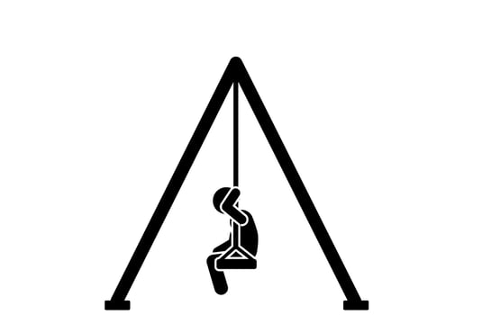 Vector Illustration of Children Playing at an Outdoor Playground