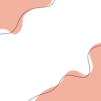 Abstract blob border frame png